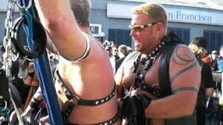 Mark getting flogged at Folsom Street Fair 2008