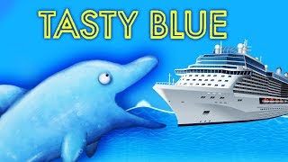 Tasty Blue ПРИКЛЮЧЕНИЯ МАЛЕНЬКОЙ ГОЛОДНОЙ РЫБКИ Мультяшная игра для детей СЪЕСТЬ ОКЕАН