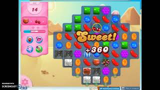 Candy Crush Level 685 Audio Talkthrough, 2 Stars 0 Boosters