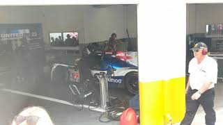 [Rolex 24 Daytona 2018] Fernando Alonso coming into the garage 2