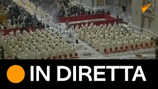 Papa Francesco presiede la messa di Natale in Vaticano