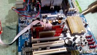 Ремонт материнской платы ga k8ne gigabyte прогрев чипа NF4 A3