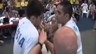 Чемпионат Европы по армрестлингу 2006.  Умар Шакманов  - Рустам Бабаев