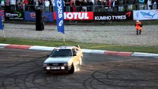 Audi Coupe turbo quattro donuts
