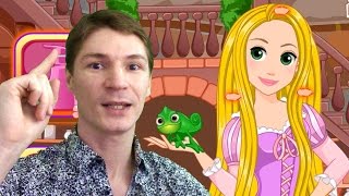 ГОТОВЛЮ РАПУНЦЕЛЬ К СВАДЬБЕ! ПРИЧЕСКА, ПЛАТЬЕ, МАКИЯЖ! Rapunzel Haircut Design