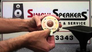 Speaker Repair Fostex Foster Horn Diaphragm Replacement by Simply Speakers
