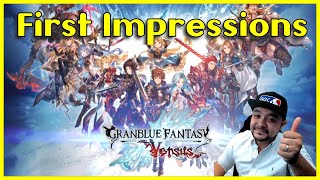 Granblue Fantasy:  Versus Review, First Impressions and Mechanics