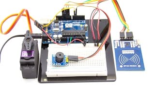 Контроль доступом на основе считывателя RFID RC522, Arduino и Servo