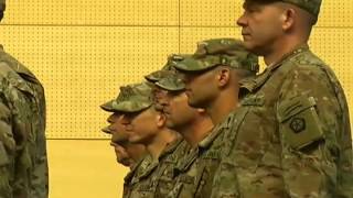V Corps Uncasing Colors