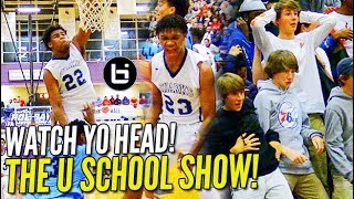 "WATCH YO HEAD!" No. 1 Junior Vernon Carey Jr. & Trey Doomes TAKES OFF at #TheJohnWall!