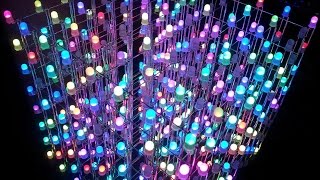 RGB Led Cube 8x8x8 Der Aufbau (The build) HD