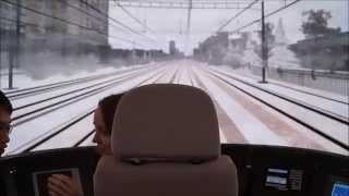 В кабине машиниста высокоскоростного поезда... 350 км/час. Simulator