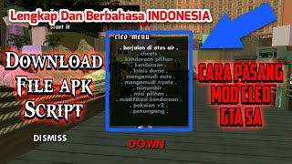 Cara Pasang Mod Cleo Di GTA SA ANDROID + APK + SCRIP