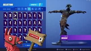 PLAGUE SKIN SHOWCASE WITH ALL FORTNITE DANCES & EMOTES