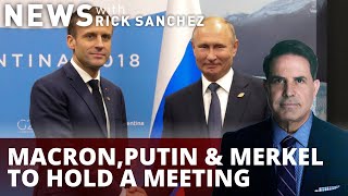 Merkel, Macron & Putin to hold video conference & talk Ukraine