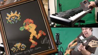 Metroid Brinstar Theme - Played with NES cartridges