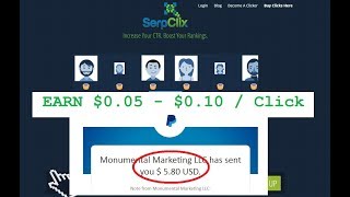 SerpClix Review - How to install Firefox Addon and Earn Money