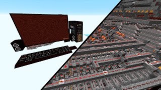 Ein RIESIGER funktionierender REDSTONE Computer! - Minecraft Map
