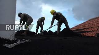 Spain: Ash removal works continue on La Palma amid apocalyptic looking landscape