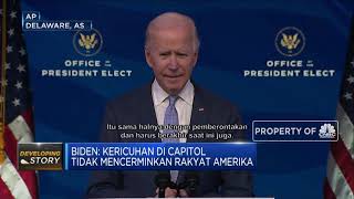 Detik-Detik Kericuhan Saat Pendukung Trump Duduki Capitol