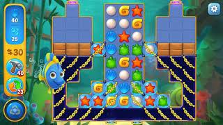 Fishdom level 1237 Gameplay (iOS Android)