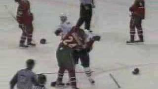 Cowan vs Boogaard Mar 28, 2008