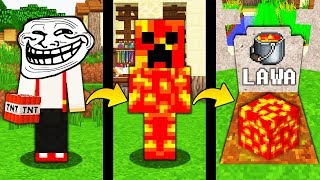 JAK TROLLOWAĆ LAWĘ W MINECRAFT! || MINECRAFT TROLL!