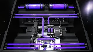 Custom Pc Build #40 "Genesis" Part 3 Lian Li Dk-04 Beastly Desk Pc