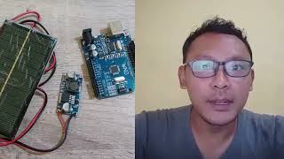 Eksperimen mencoba mentenagai Arduino dengan menggunakan Panel Surya murahan