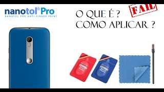 Película líquida Nanotol Pro p Moto G Fail SÓ ME FERRO