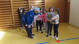 Sessions d'handbol a Primària. Escola les Fonts. Argentona. Curs 2019-2020