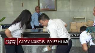 Cadev Agustus 2020 Naik USD 1,9 Miliar (mtm)