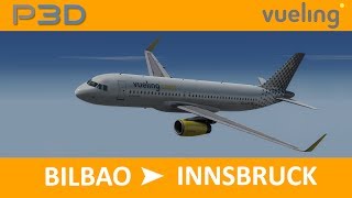 [P3Dv3] Aerosoft A320 | Bilbao - Innsbruck