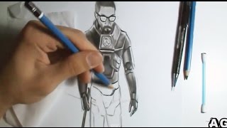 Especial 200 Inscritos - Gordon Freeman [Grafite]. Speed Draw