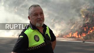 Spain: Arson suspected as Sierra Bermeja fire claims life of firefighter