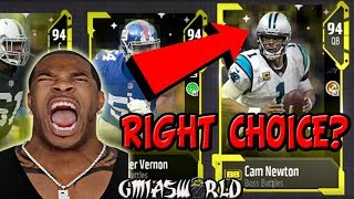 I Chose 94 OVR Cam Newton For My Free BOSS Battle Player | Loyalty Voucher Tips Madden NFL 18