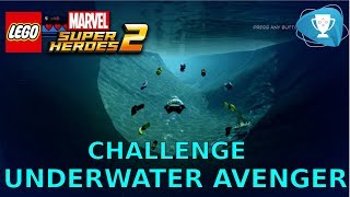 Lego Marvel Super Heroes 2 - Underwater Avenger Challenge All Ring of Fish Locations
