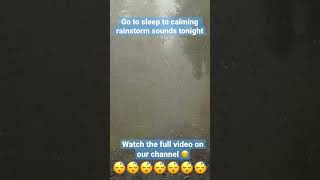Go to Sleep to Relaxing Rain and Thunder Sounds Tonight
