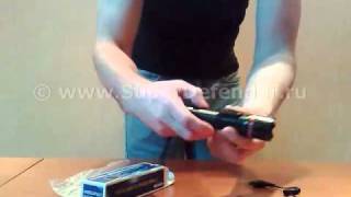Электрошокер ОСА-1002. Тест www.SuperDefender.ru