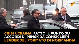 Crisi ucraina, fatto il punto su accordi di Minsk da consiglieri leader del formato di Normandia