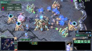 ESCGoOdy vs DuckloadRa - TvP - Scrap Station - Starcraft 2 -Game1 (На русском)