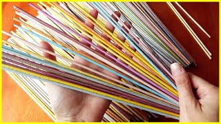 Раскрываю "секреты" моих трубочек! (плетение из газет)