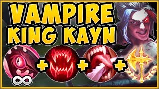 UHH RIOT??? ONE KAYN ULT HEALS HIM BACK TO FULL HP?? KAYN S9 JUNGLE GAMEPLAY! - League of Legends