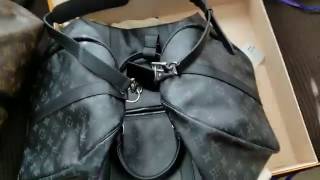 Unboxing of Louis Vuitton ECLIPSE KEEPALL 55 Limited Release New Men's Duffel Bag!