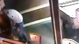 Extreme bar fight Suprise here comes the left hook