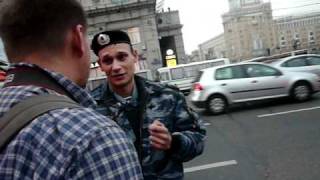 ОМОНовец: "мне похер на закон"