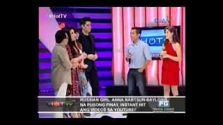 Pretty Russian Guesting in H.O.T T.V