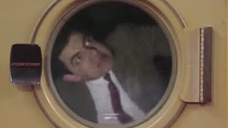 Trapped In a Drier |  Official Mr. Bean