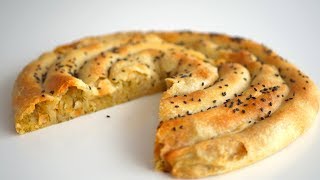 Пирог "Улитка" без яиц и молочных продуктов.Тонкое хрустящее тесто и много начинки