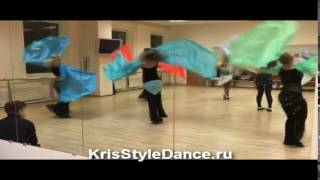 Репетируем повороты на месте "мельница" - Школа восточных танцев KrisStyle